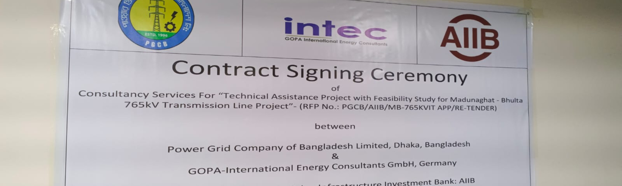 Contract Signing Ceremony